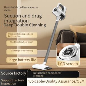 Powerful Cordless Vacuum Cleaner With Mop Function, 15KPA Strong Suction, Pet Hair Removal, Lightweight & Handheld For Hom...