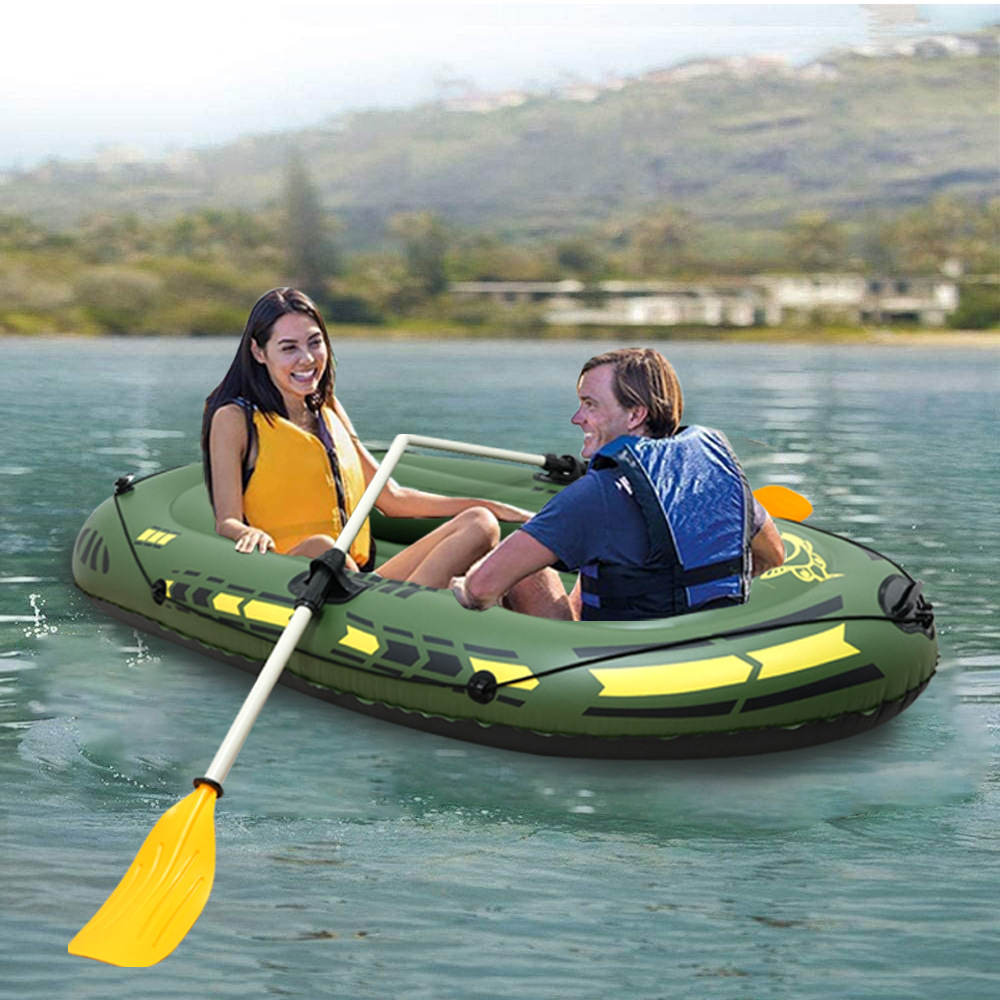 Outdoor Kayak Multi Person Inflatable Boat 2 Person Speedboat Thick Wear Resistant Bottom Fishing Boat Portable Pvc Kayak ...