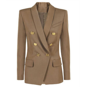 Women's clothing High-end Women's Suit Classic Green Fruit Collar Suit Jacket High Quality Source - Damenbekleidung