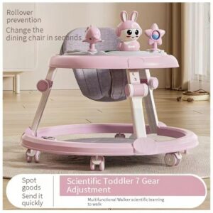 Mother & Kids Baby Walker With Music Multi Function Anti Rollover Lightweight And Foldable - Kinderkleidung