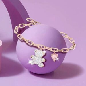 Swarovski TEDDY Bear Heart Bear Bracelet For Women Gift - Geschenke | Technik & Gadgets