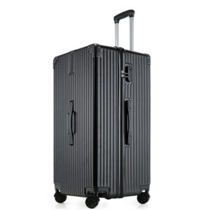 Oversized 26/32/40/50/60 Inch Large Luggage Cipher Travel Suitcase ABS+PC Material Trolley Case Aluminum Frame Zipper - Ta...