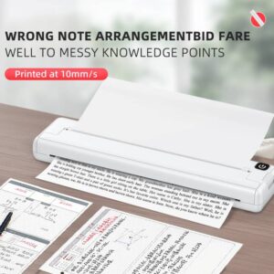 A4 Inkless Printer Portable Home Small Intelligent Inkless Mini Thermal Error Test Paper Printing - Computer-Komponenten