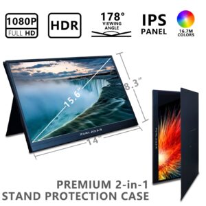 15.6-Inch Portable Monitor，1080P，IPS，TYPE-C Or MINI HDMI Connection - Computer-Komponenten | Technik & Gadgets