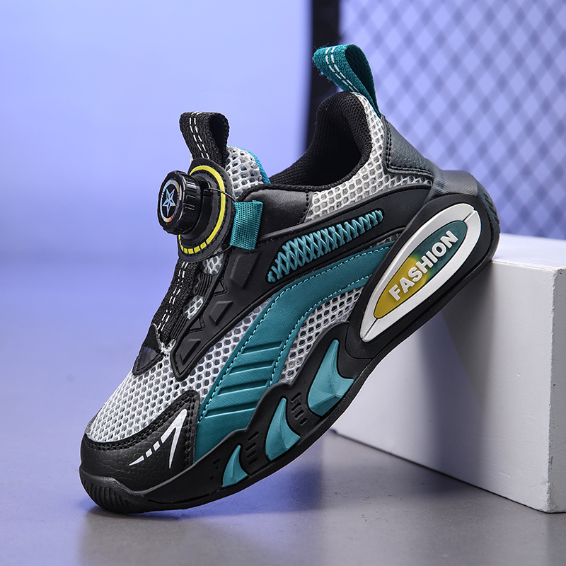 Children's Shoes Breathable Soft Soled Sports Shoes For Middle And Large Children Mesh Casual Children's Shoes Hollow Summ...