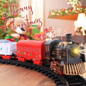 Train electric sound and light can hang Christmas tree Christmas track car Christmas train gift toy - Spielzeug