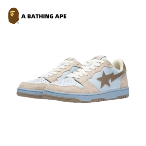 A BATHING-APE Bape-STA SK8 DUNK NO.93 Classic Low Help Flash Star Contrast Fashion Board Shoes Casual Skateboarding Shoes ...