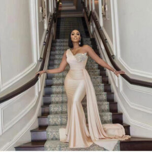 Women’s Clothing new new one shoulder fishtail slim temperament banquet evening dress - Damenbekleidung | Technik & Gadgets