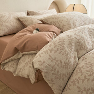Pure Cotton Three-Layer Tissue Large-scale Embroidery Bedding Set Four-Piece Sheet Style Three-Piece Duvet Cover Bedding -...