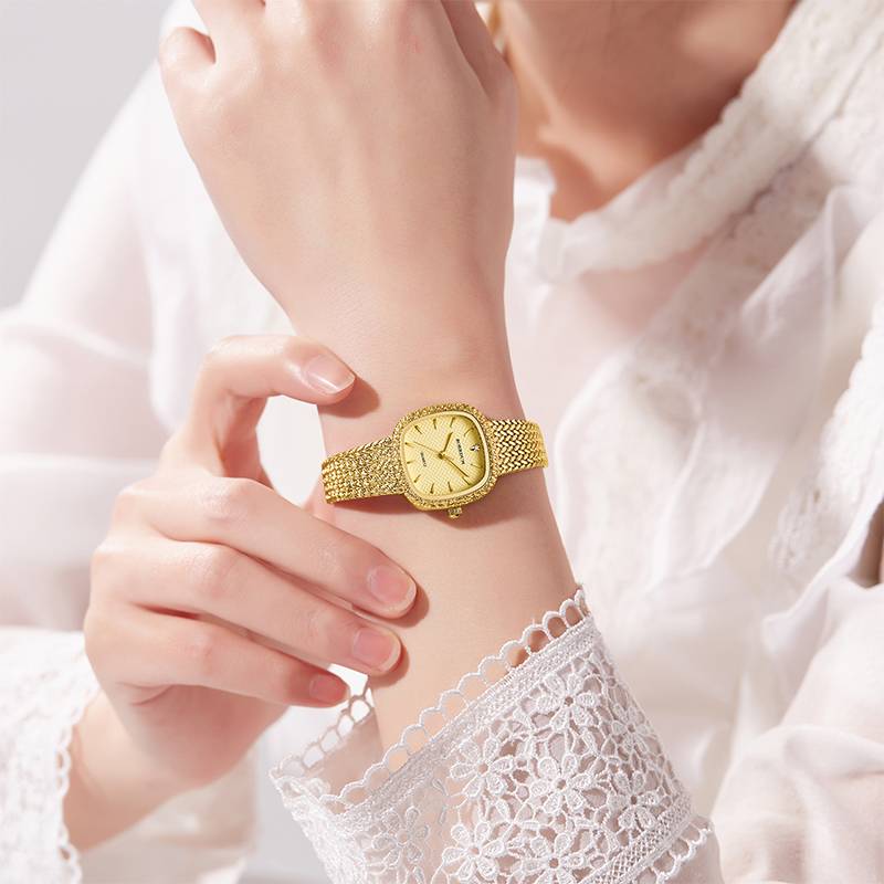 ROERDUM Golden Wheat Field Collection - Luxury Gold Dial Women's Watch - Herrenschmuck | Technik & Gadgets