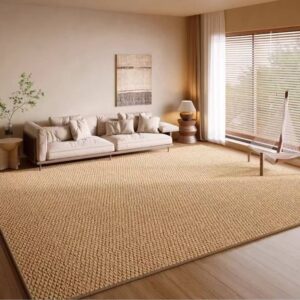 ​Sisal-Like Rug - Scratch-Resistant Floor Mat For Living Room Bedroom & Photo Studio Natural-Looking Jute Texture Non-Slip...