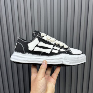 2025 New Co Branded Bone Thick Soled Raised Canvas For Men And Women Dissolved Trendy Couple Shoes - Schuhe