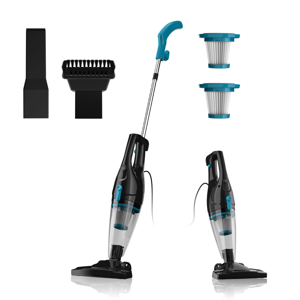 Blue Corded Stick Vacuum Cleaner – 2-in-1 Handheld & Floor Cleaning With HEPA Filtration - Kochen | Technik & Gadgets