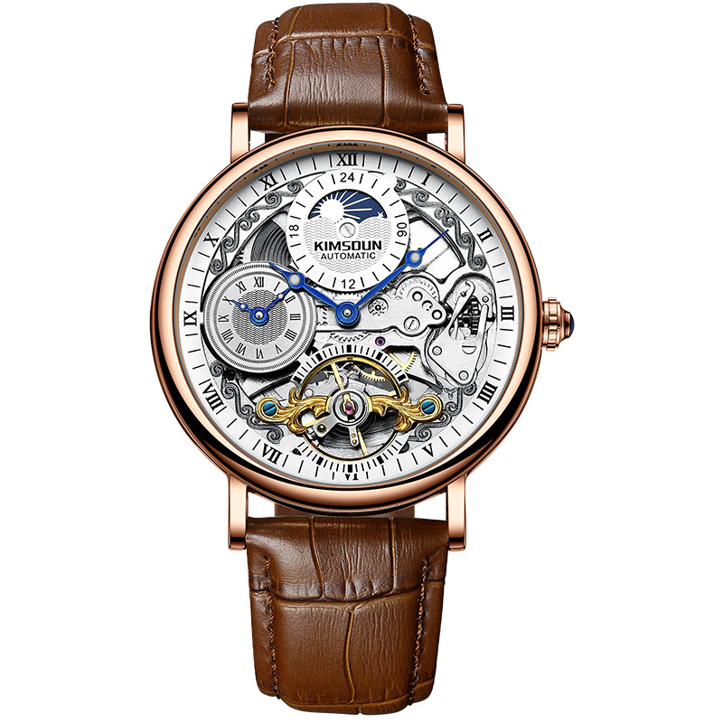 KIMSDUN Brand Watch For Men's High-end Mechanical Watch, Waterproof and Fully Automatic Watch for Two Locations - Herrensc...