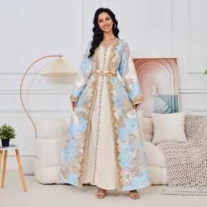 Women's Clothing Women's Muslim Robe Women's Long Skirt Heavy Beaded Elegant Party Dress Dress - Damenbekleidung