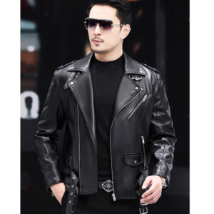 Men Faux Leather Coat Zipper Overcoat Motor Jacket Mens Bomber Jackets Fashion Motorcycle Bikers Punk Man Brand Top Colthi...