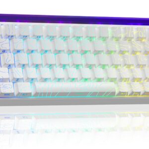 AULA Hero 68 HE 60% Gaming Keyboard Wired, Hall Effect Magnetic Switch Keyboard With 8K Hz Polling Rate, Side Printed PBT ...