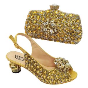 Fashion Design Shoes Match Bag Banquet Shoes Bag Nigerian Ladies Shoes And Bag - Schuhe | Technik & Gadgets