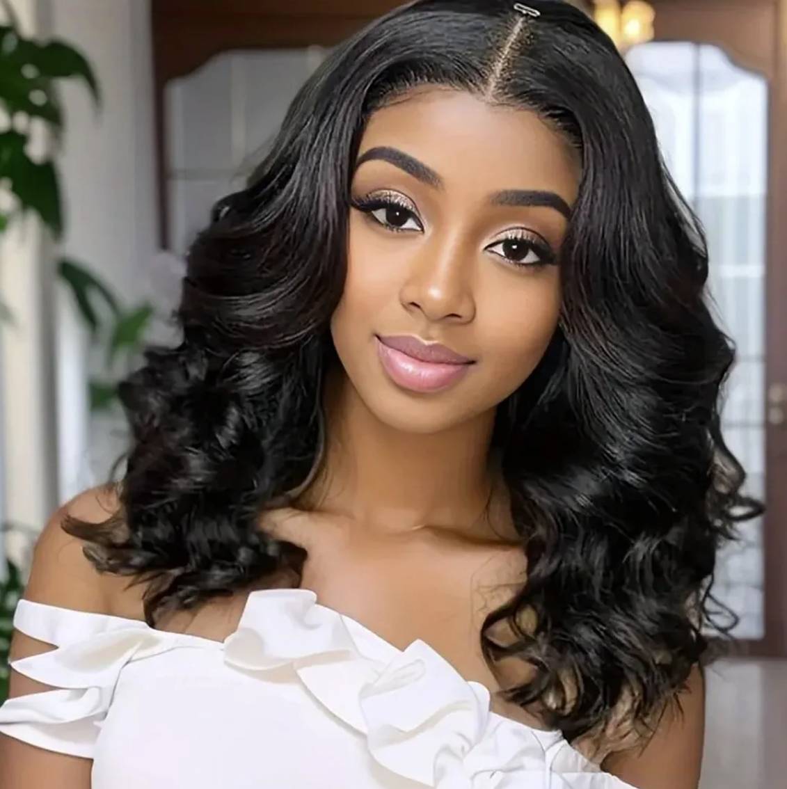 Body Wave Human Hair Wigs 4x4 Lace Closure Wig Brazilian Remy Glueless Wavy Human Hair Wigs For Women Pre Plucked Natural ...
