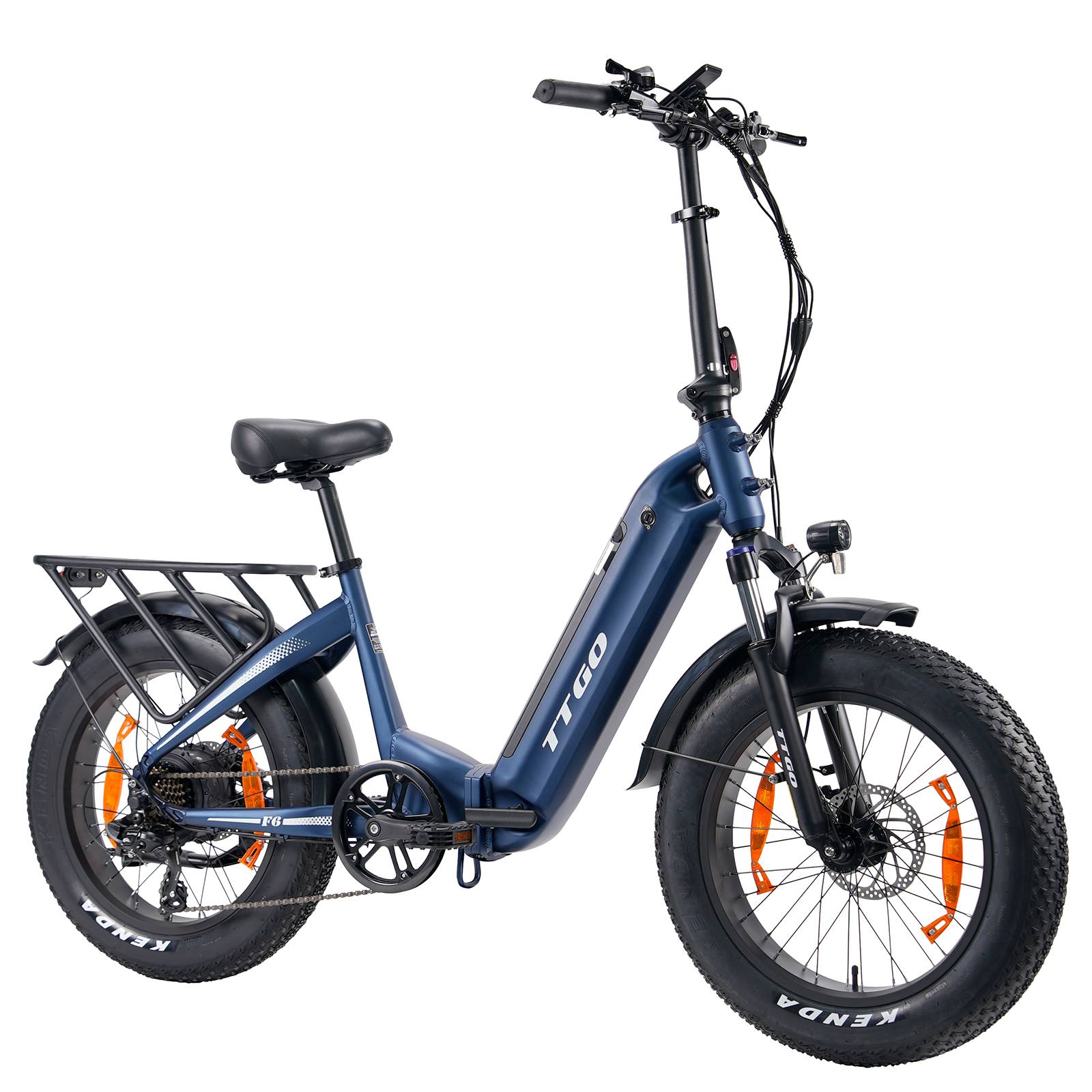TTGO F6 All-Terrain E-Bike 1000W 4.0" Fat Tire | 48V 20Ah 150KM Range Hydraulic Brakes Torque Sensor EU Warehouse 7-Day De...