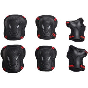 Protective Sports Gear For Ice Skating Men Women Roller Skating Knee Pads Wrist Braces Children's Bull Wolf Face Elbow Pad...