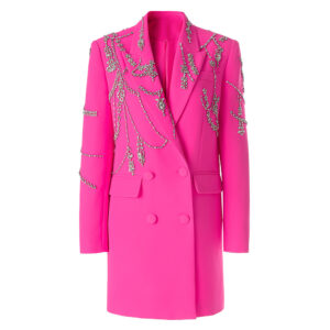 Women’s Clothing New autumn and winter Latin super heavy beaded suit dress rose red temperament dress skirt - Damenbeklei...