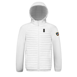 Men's Clothing Men's Patchwork Ribbed Cotton Coat With Balance Pattern And Logo. - Herrenbekleidung | Technik & Gadgets