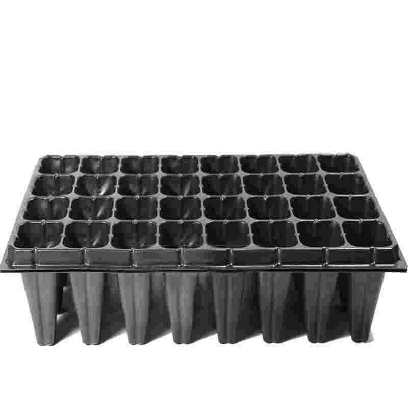 20PCS Plant Flower Block Tray Plastic Nursery Pot Plug Planting Planter Container PVC Vegetable Seeding Flowers Pot Plasti...