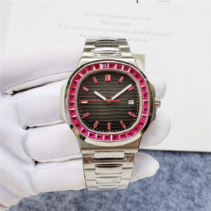 Full Adjustable Mosang Diamond, Pure Silver, Ice, Full Diamond Set With Baida Wa, Feili Fully Automatic Mechanical - Herre...