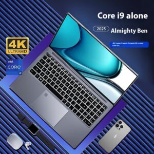 2024 Notebook Computer Core 13 Generation Lightweight And Portable Business Office Design E-sports Game Laptop - Computer-...