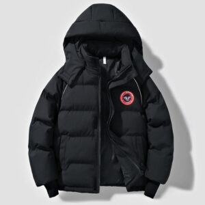 New Street Style, Warm, Retro Loose-fitting Hooded Puffer Jacket, Unisex, Fashionable And Thick Coat - Damenbekleidung
