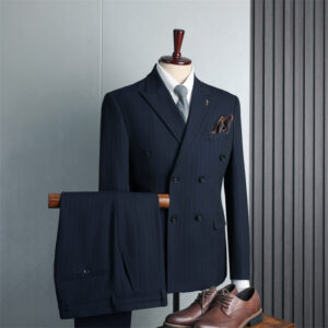 Men's dress double breasted suit suit for wedding groom coat - Herrenbekleidung | Technik & Gadgets