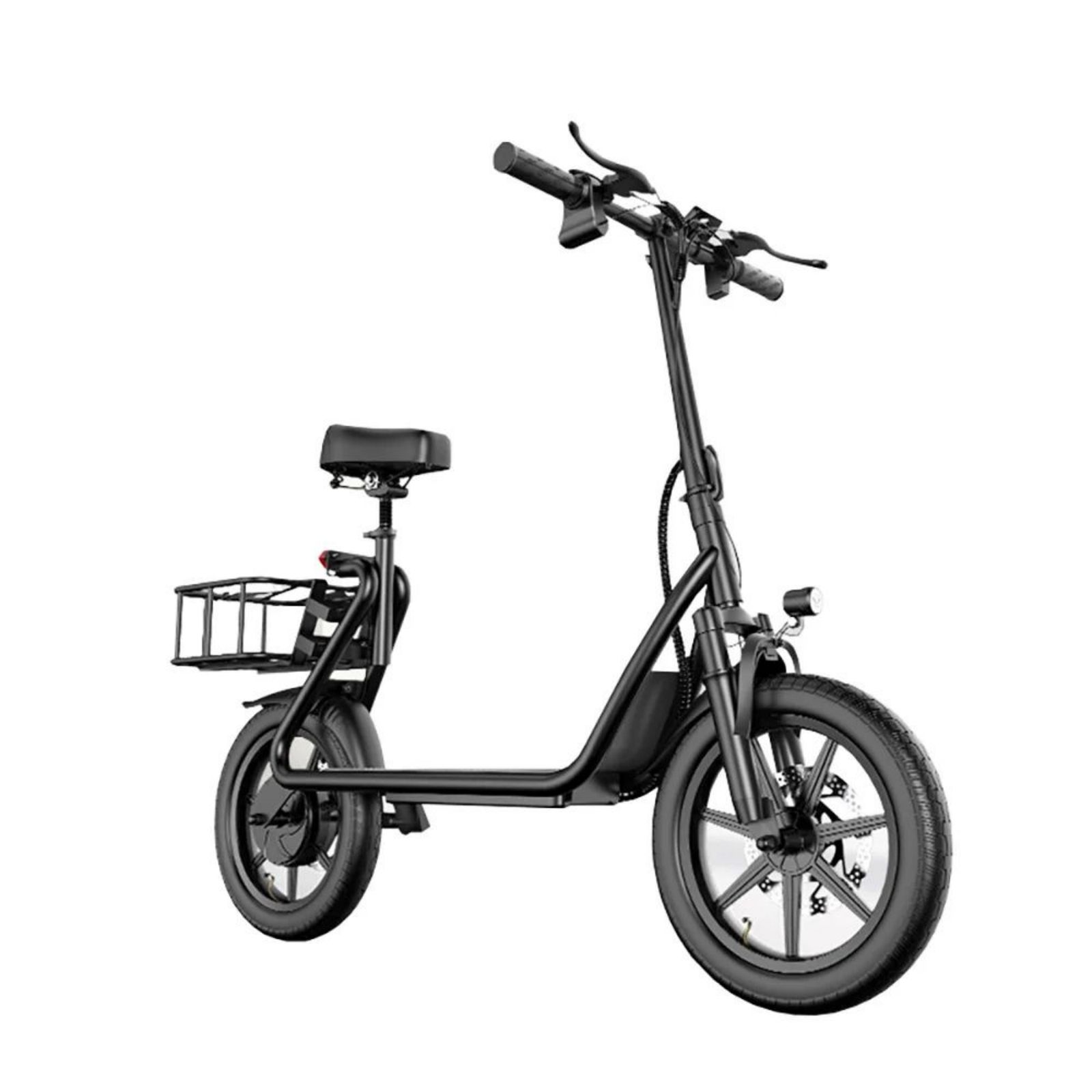 14inch Electric Scooter 22.5Ah 500W 35KM/H Folding Lightweight Adult Scooter 80KM Max Range Scooters With Seat And Basket ...