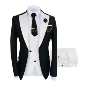 Suit, Men's Suit, Three-piece Suit,slim Fit, Business Banquet Hosting Outfit, Groomsman's Suit, Wedding Dress - Herrenbekl...