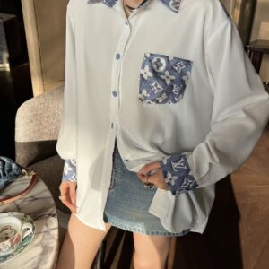 L Home Letter Splicing Long Sleeve... - Damenbekleidung | Bekleidung