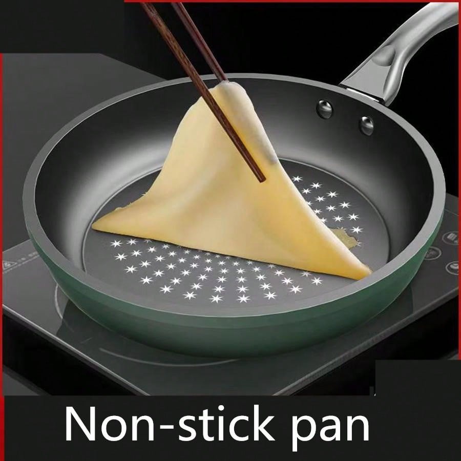 24cm Cast Iron Non Stick Frying Pan, Easy Clean Reduced Smoke Skillet, No Burn Food Release, Heavy Gauge Base Fast Even He...