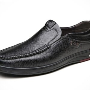 The K5166 Cow Leather Men's Casual Shoes Black, Choose Size And Tell Seller - Schuhe | Technik & Gadgets