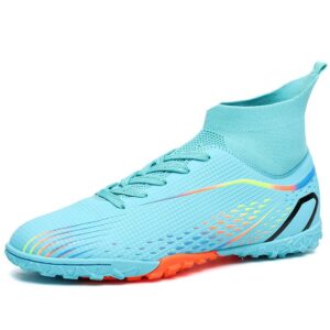33-46 Men's High-top Sock Mouth TF Broken Nails Youth Sports Training Shoes Children Football Boots - Schuhe