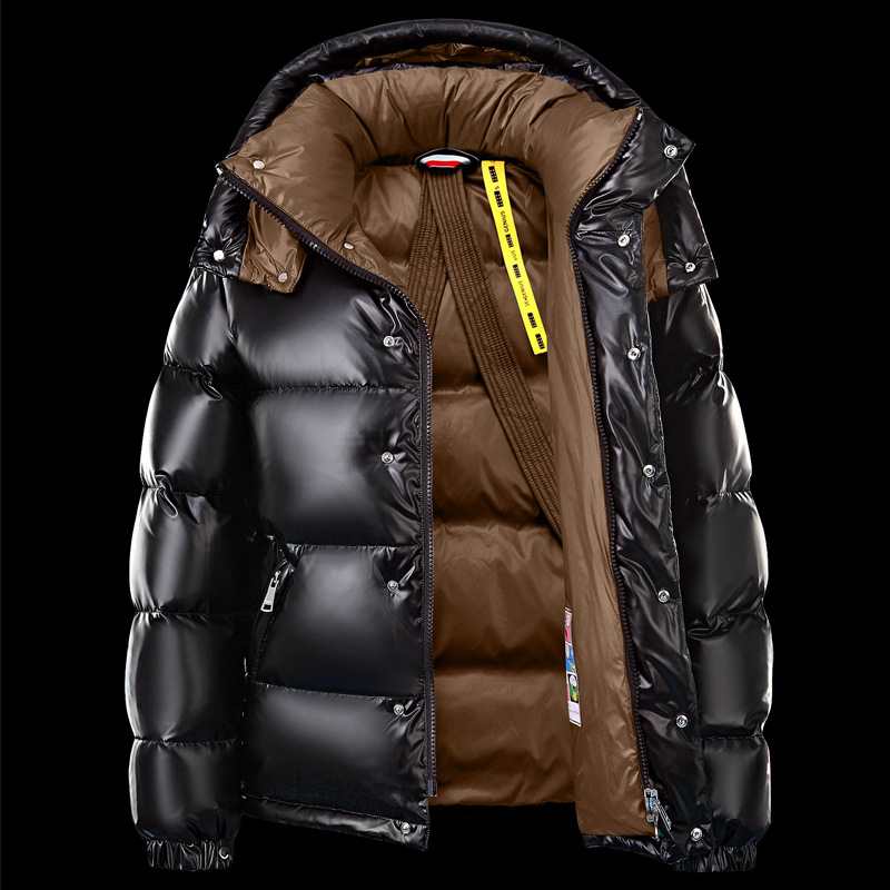 Men's Ultra-Warm 800-Fill Power Hooded Down Jacket With 5-Chamber Design, Waterproof & Windproof For Extreme Cold Weather...