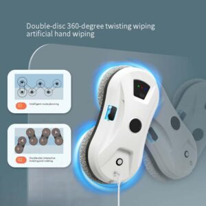 Window Cleaning Robot Fully Automatic Water Spray Intelligent Household Electric High Rise Cleaning Exterior Window Artifa...