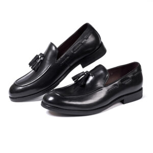 Herrenschuhe Quasten-Loafer Leder Rindsleder Spitze Slip-on Herrenschuhe Business Casual Lederschuhe Herren Abendschuhe - ...