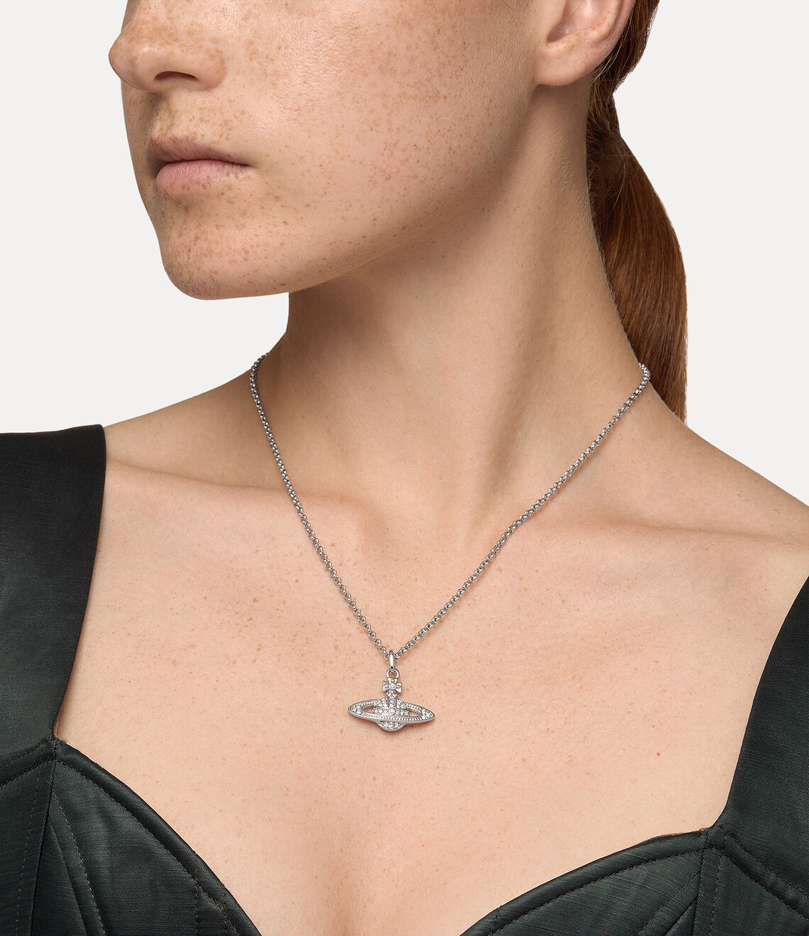 Vivienne Westwood Saturn Necklace Female Pendant Clavicle Chain Luxury Gula Light Luxury XTH002 - Geschenke
