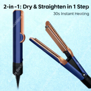 2-in-1 Professional Straightener And Hair Dryer, Styling Tools, Heated Negative Ion Iron - Körperpflegegeräte