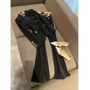 Women's Clothing Spring and Autumn New Professional Suit Jacket Women Fashionable Casual Pants Temperament Two piece Suit ...