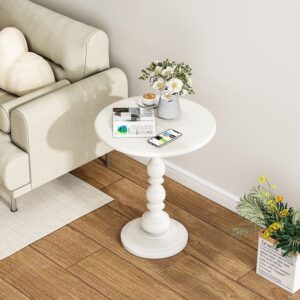 Nordic Iron Art Small Round Coffee Living Room Sofa Side Bedroom Bedside Table Home French Style - Waschen & Reinigen