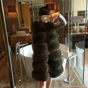 Women's Clothing fur vest new mid length vest version slimming jacket - Damenbekleidung | Technik & Gadgets