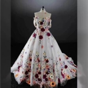 Women's Clothing New Heavy Flower Welcome Yarn Banquet Dress - Damenbekleidung | Technik & Gadgets