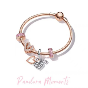 【Gift Of Love】PandoraRose Heart Light Flicker Bracelet Set Couple Temperament Woman Beaded Bracelet Send To Lover Or Mothe...
