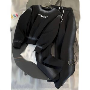 Women's Clothing fashion brand casual sports suit for women winter new velvet thickened letter sweater wide leg pants two ...