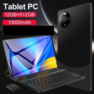 10.1 Inch Android Tablet P70 With Dual SIM, 4G LTE, 32GB Storage, HD Display & Bluetooth – Gray/Sky Blue​ - Computer-Kompo...